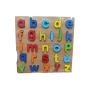 Wooden puzzles abc,123,ABC and shapes