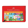 Faber Castell 12pcs 90mm Jumbo Wax Crayons