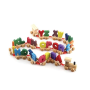 Wooden letter train.